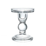 Castiçal Vidro Bolinha M